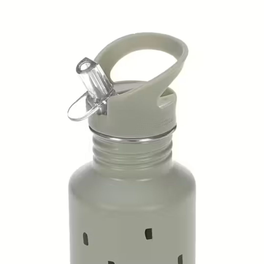 Lässig Drikkeflaske i rustfritt stål 500ml - Olive
