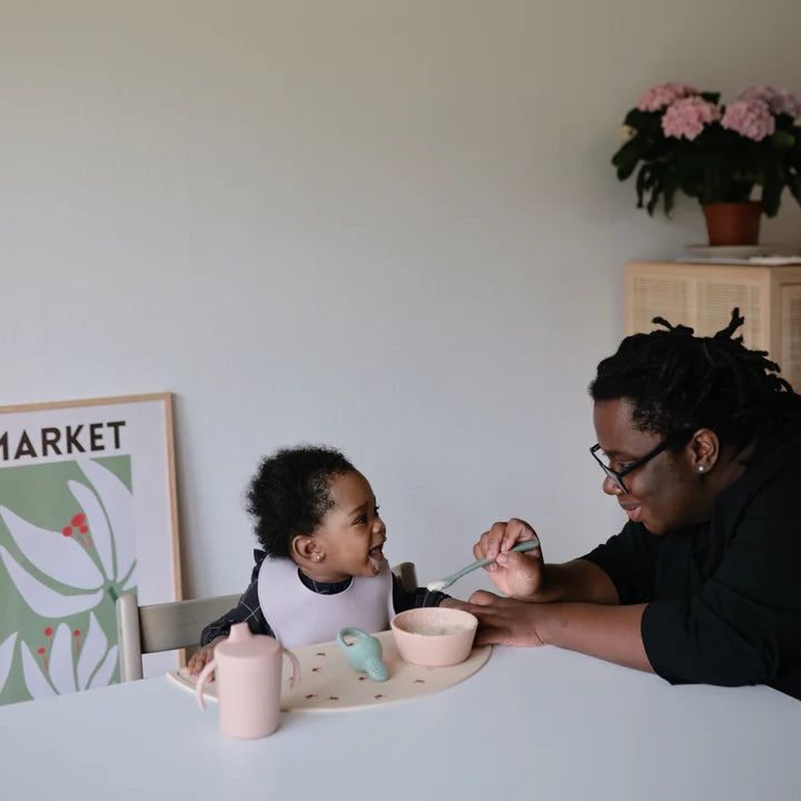 Mushie Silikon Skål Powder Blush