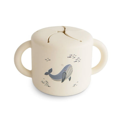 Mushie Snack Kopp Hval