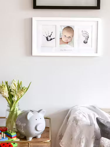 Pearhead Babyprint Fotoramme Fot/håndavtrykk - Hvit