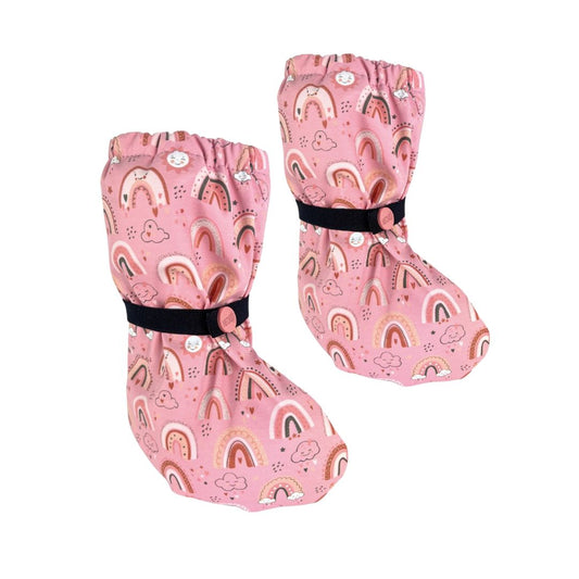 Baby Boots Regnsokker - Rosa Regnbue