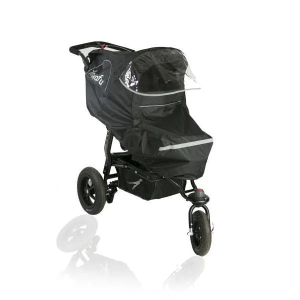 Tinkafu Regntrekk med skjerm Svart