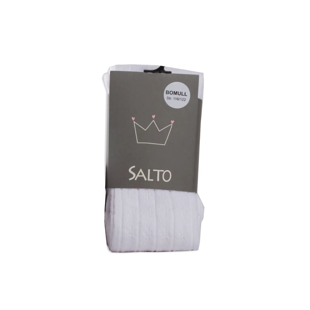 Salto Strømpebukse Bomull Hvit