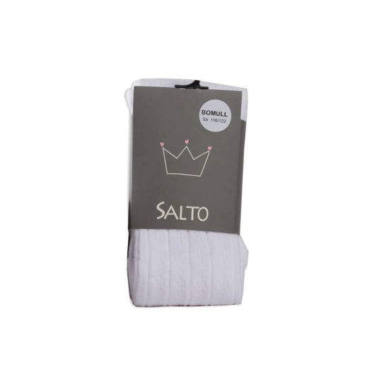Salto Strømpebukse Bomull Hvit