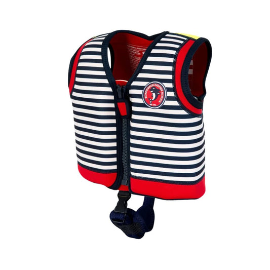 Konfidence Svømmevest m/Stropp Navy Striper
