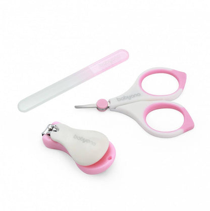 Babyono Neglepleiesett Rosa