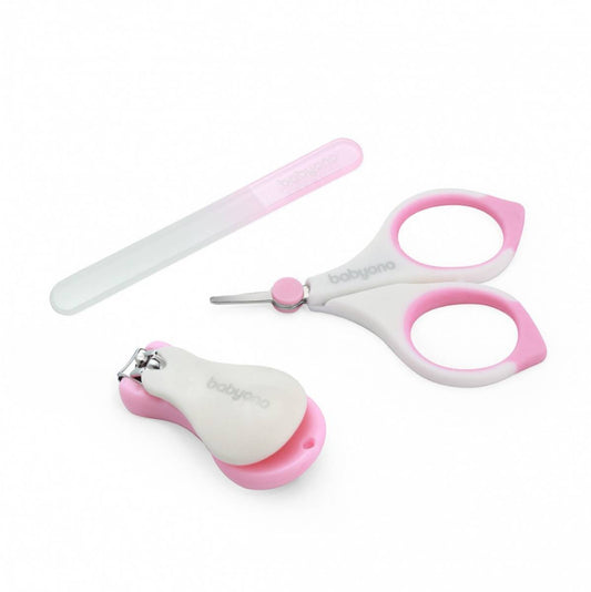 Babyono Neglepleiesett Rosa