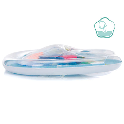 Fillikid Lekematte med vann til spisestol