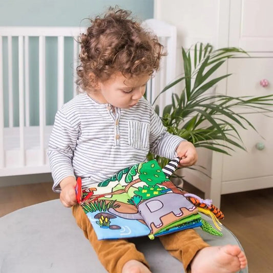 Jolly Baby Tøy Bok Jungeldyr