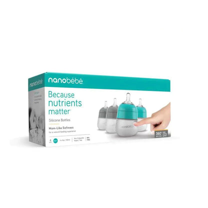Nanobebe Flexy Silkon Flaske 150ml 4pk