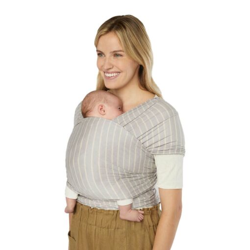 Ergobaby Aura Wrap Knit - Grey Stripes