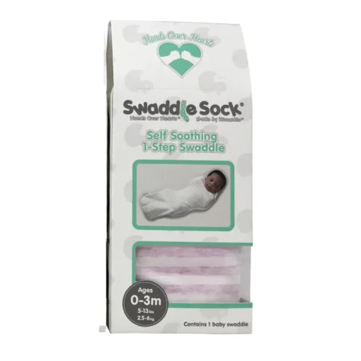 Woombie Swaddle Sock Posesvøp 0-3mnd - Grå