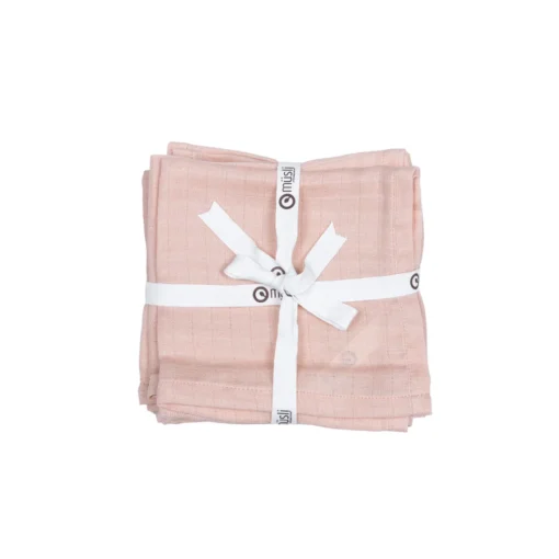 Müsli Muslin Washcloth 5pk - Rose Sugar