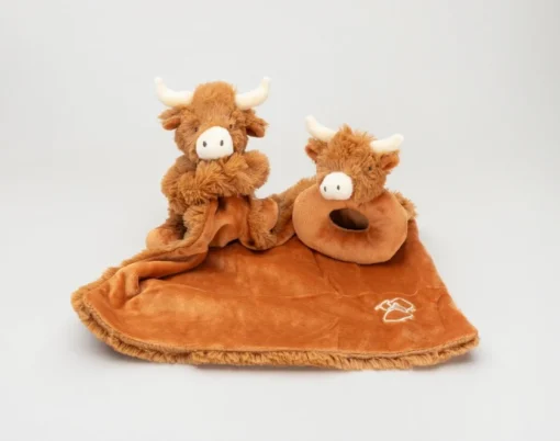 Jomanda Highland Cow - Mykt Kosedyr og Koseklut 29 cm - Bilde 3