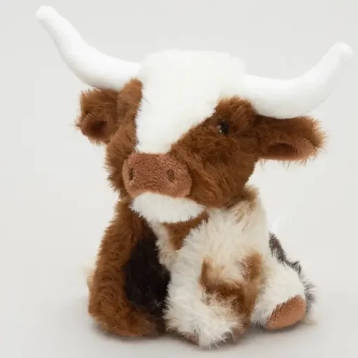 Jomanda Mini Longhorn Highland Cow 11cm - Krem Brun - Bilde 2