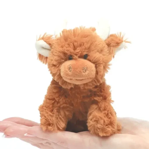 Jomanda Highland Cow Myk Mini Bamse 11cm - Brun - Bilde 2
