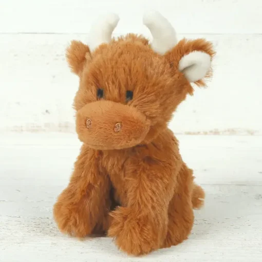 Jomanda Highland Cow Myk Mini Bamse 11cm - Brun - Bilde 3