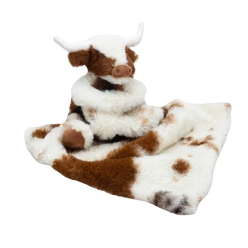 Jomanda Texas Longhorn Highland Cow - Mykt Kosedyr og Koseklut 29 cm