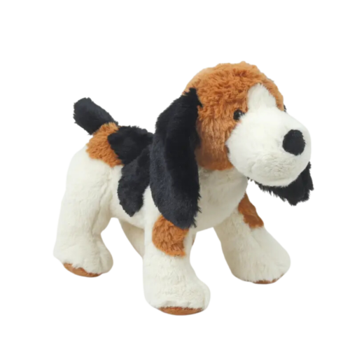 Jomanda Hunde Bamse 20 cm - Svart/Brun/Cream