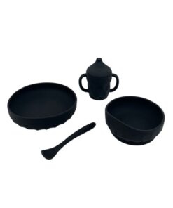Najell Barneservice i silikon - Satin Black