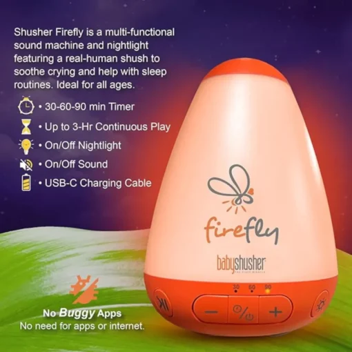 Shusher Firefly - nattlyset som også sier shhhh - Bilde 3
