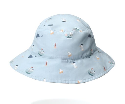 Monnëka Baby Solhatt med UV-beskyttelse (UPF 30+) Fiskebåt - Bilde 2
