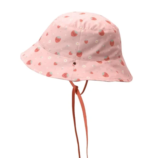 Monnëka Baby Solhatt med UV-beskyttelse (UPF 30+) Jordbær