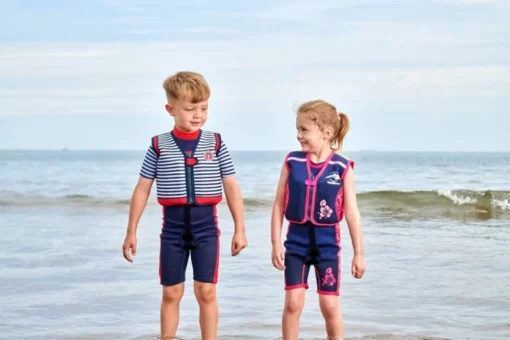 Konfidence Svømmevest m/Stropp Navy Striper - Bilde 2